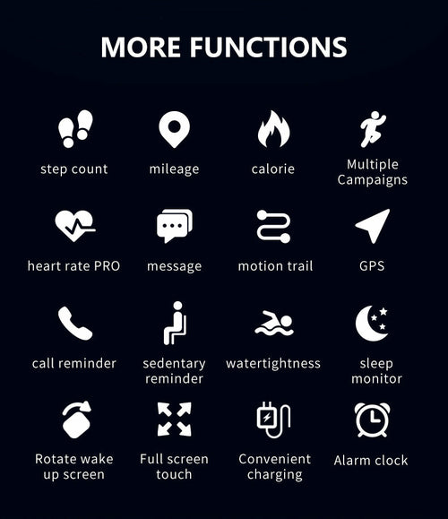 ساعة ذكية رياضية مقاومة للماء Smart Fit تتبّع خطواتك وسعراتك ونومك بسهولة. تصميم أنيق وألوان متعددة تناسب جميع الأعمار. ⏱️ بطارية طويلة الأمد – ضد الماء – تدعم البلوتوث والتطبيقات الصحية.